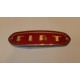 Emblema de lampara de matricula - Fiat 1200 trasformabile