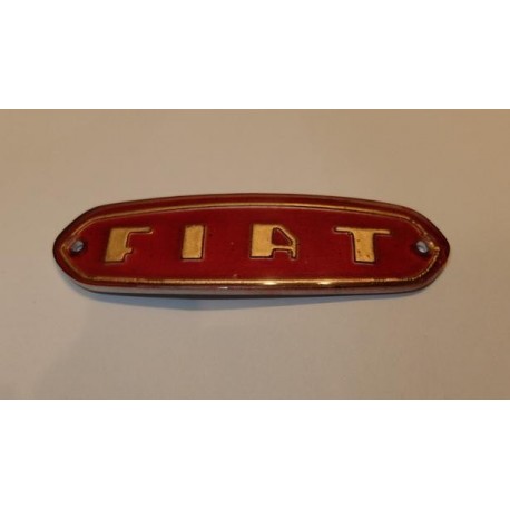 Emblema de lampara de matricula - Fiat 1200 trasformabile