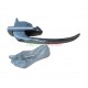 Left outer door handle (in Alloy) - 600/600D ( -- 1965)