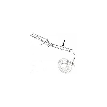 Hand brake cable - 126 bis
