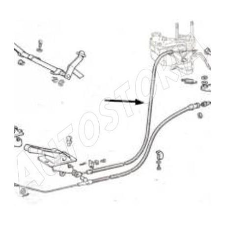 Cable de starter - 500R/126 ( --> 1987)